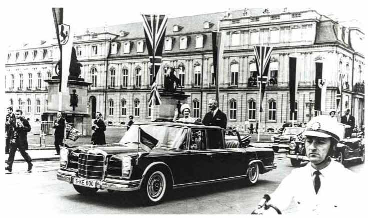 1965 Mercedes-Benz 600 W100 - B/W 1965 Mercedes-Benz 600 W100